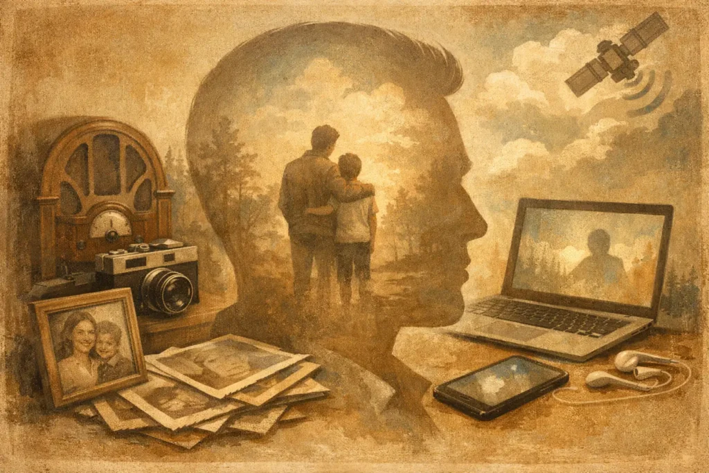 Narrativa su tecnologia e lutto e memoria