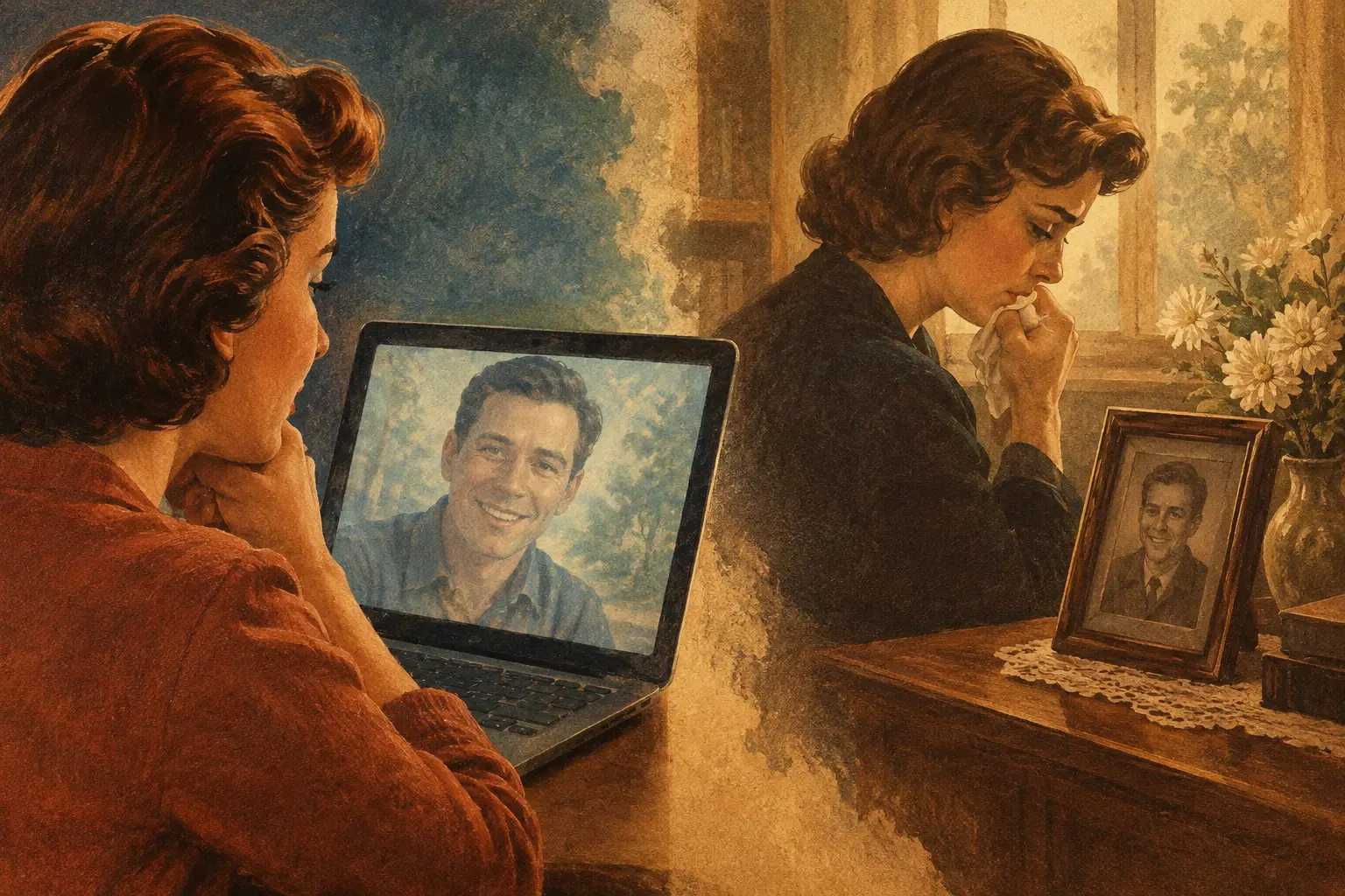 Morte virtuale contro lutto reale e memoria